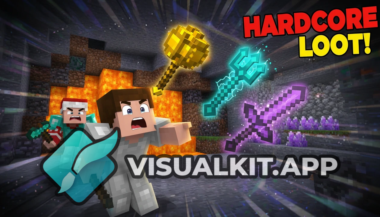 Finding Mace, Trident & Enchanted Netherite Sword — Minecraft Hardcore