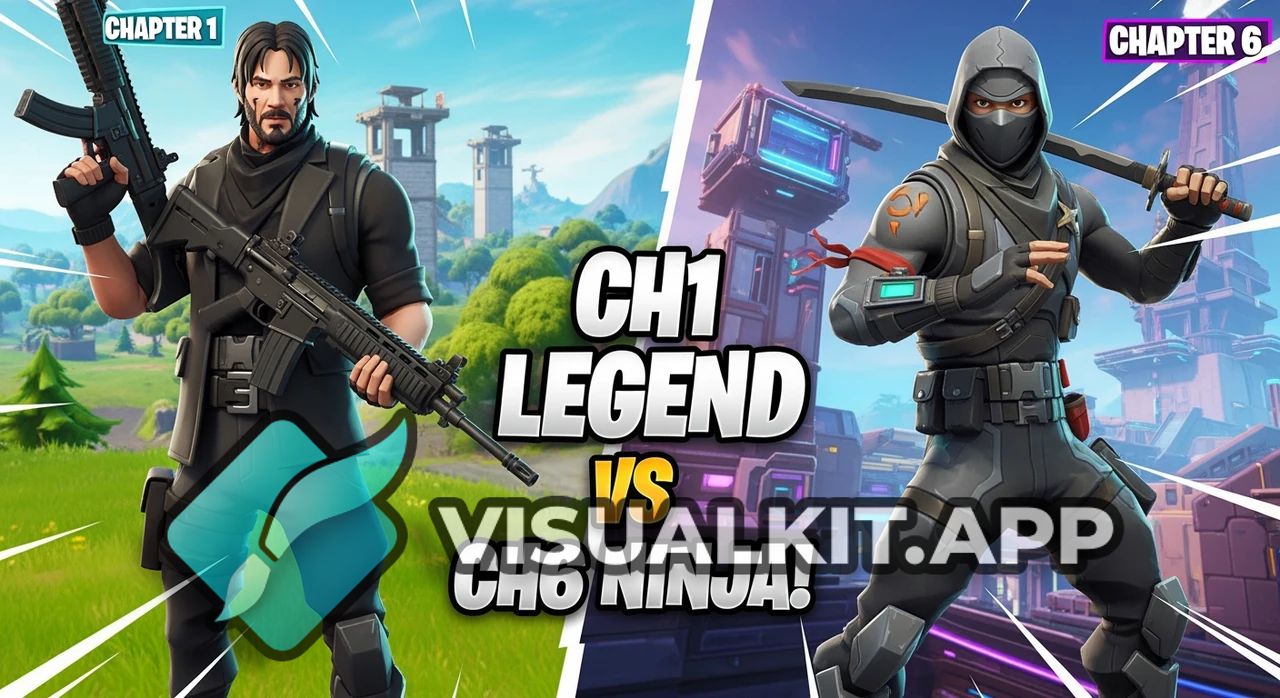 THE ULTIMATE BATTLE: CH1 Fortnite Legend vs CH6 Ninja