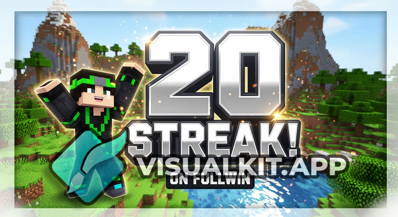 I got a 20 streak on FullWin! Minecraft PvP Win Streak Highlight