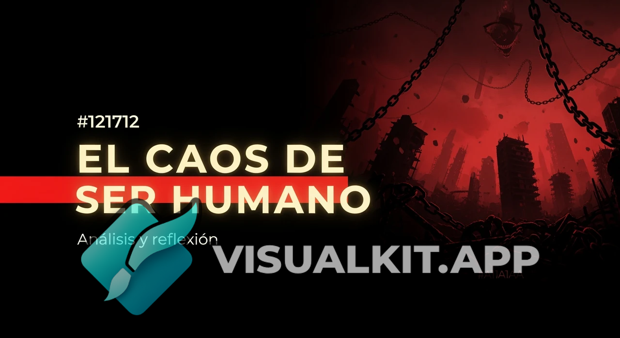 Cinematic Thumbnail - Chainsaw Man Essay 'El Caos de Ser Humano'
