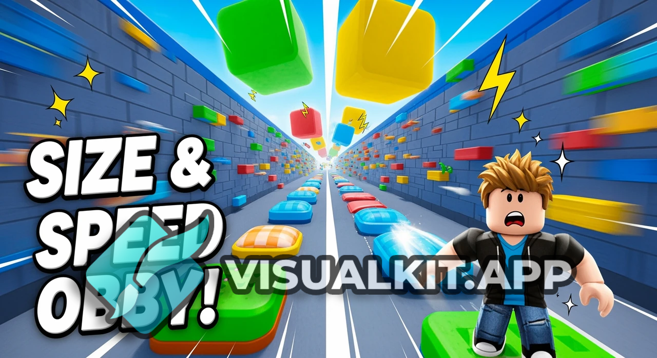 Roblox Obby: Giant & Tiny Speed Modes — Kid-Friendly Invite