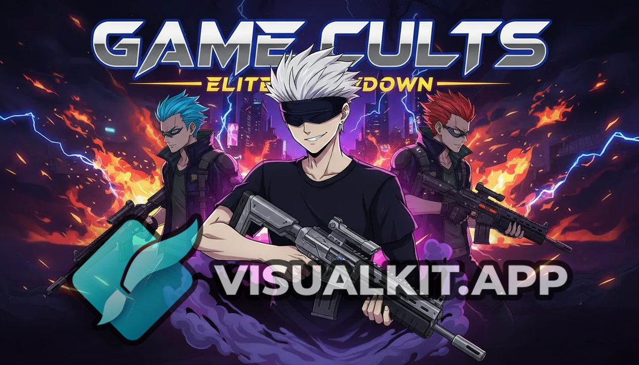 Create a thumbnail like this image - Game Cults (Free-Fire)