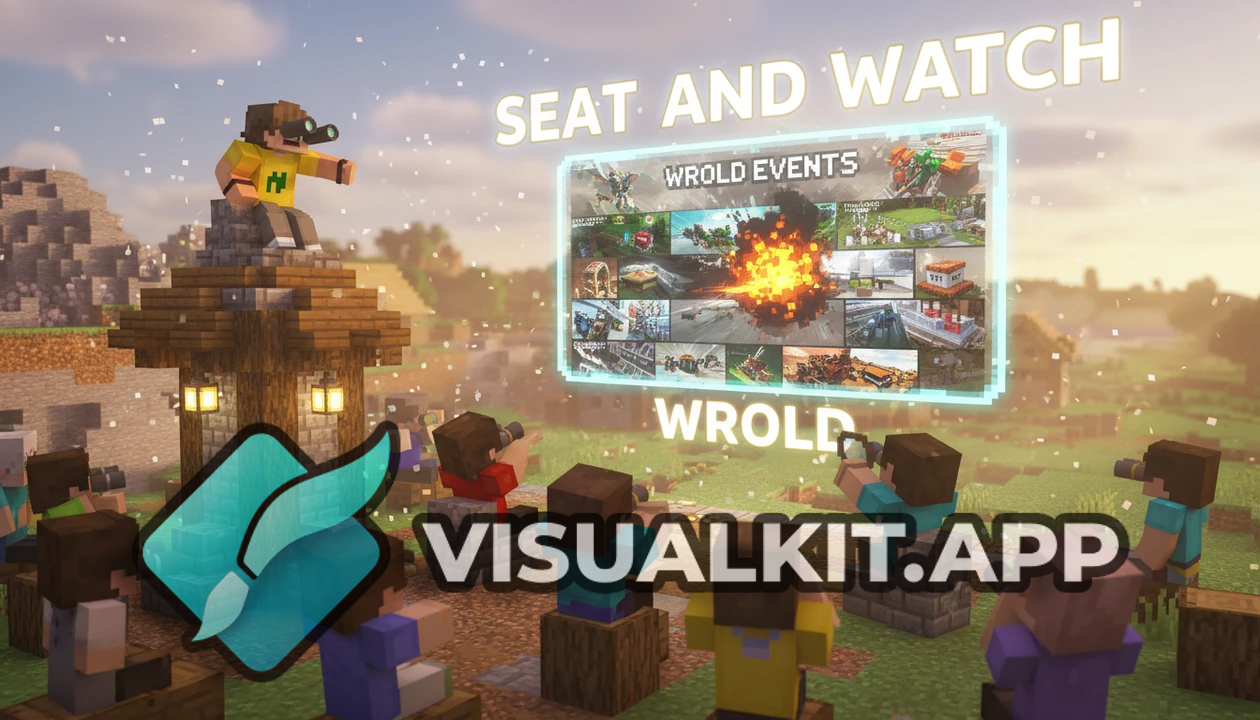 seat and watch wrold — Minecraft cinematic landscape thumbnail