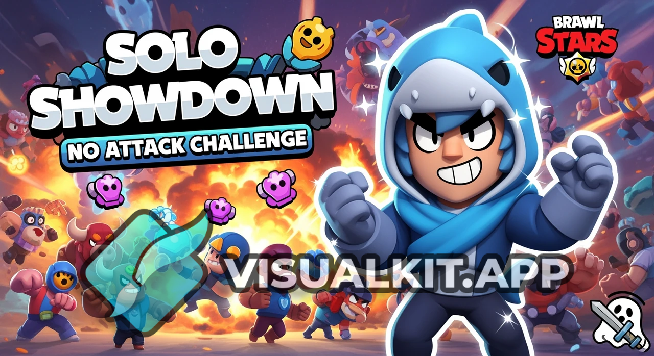 Solo Showdown Survival Without Attacking | Brawl Stars Tactics
