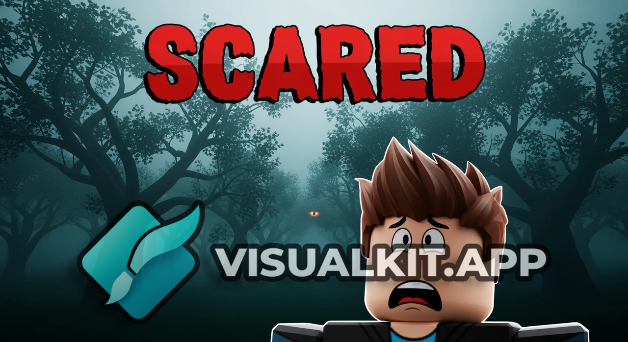 Roblox: Dark Foggy Scary Endless Forest - Player Scared