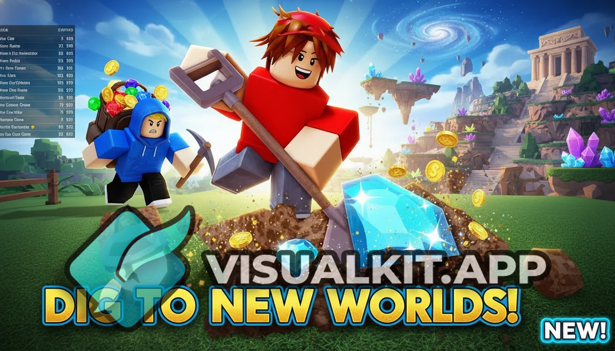 Im Going to Be Marina a Dirt in Roblox — Dig, Shovels, Worlds