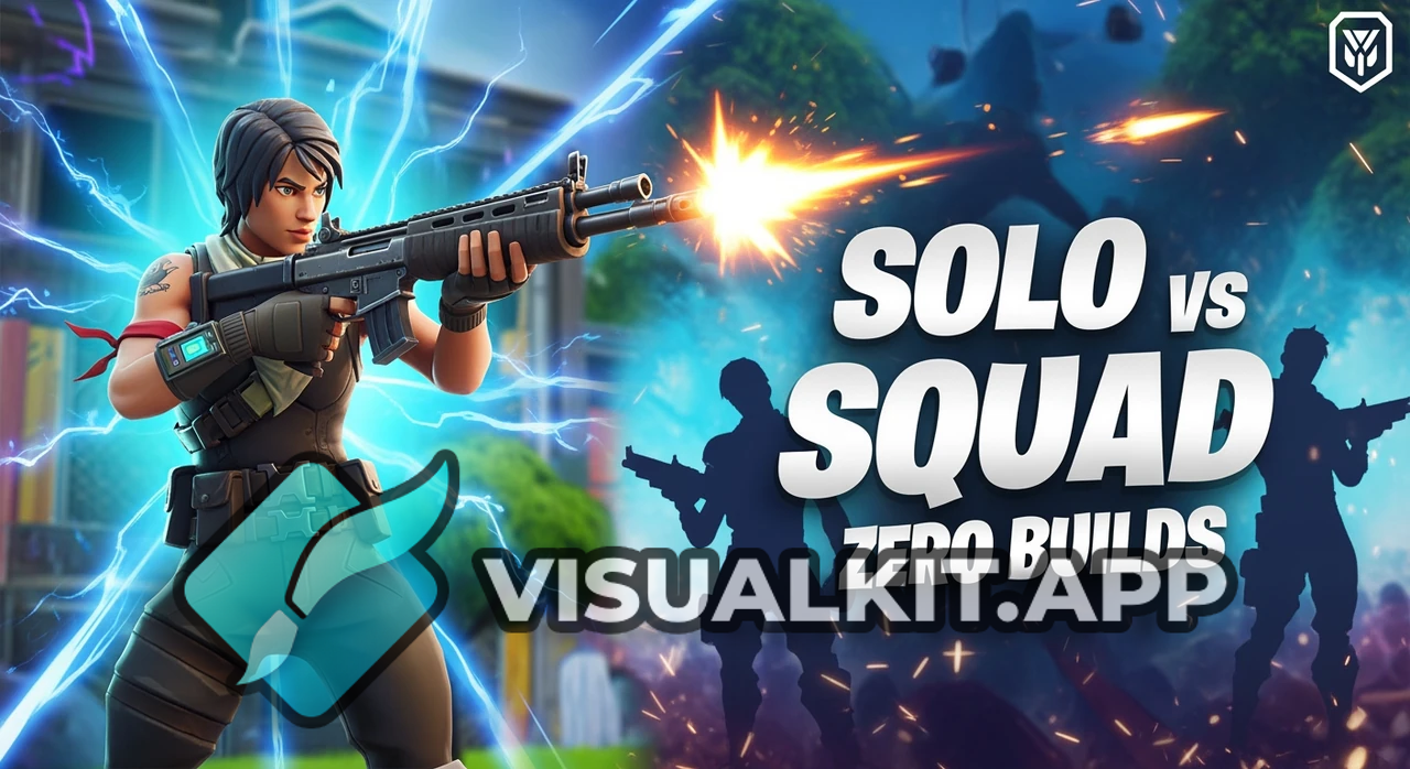 Fortnite Solo vs Squad Zero Builds — Epic Showdown Clip