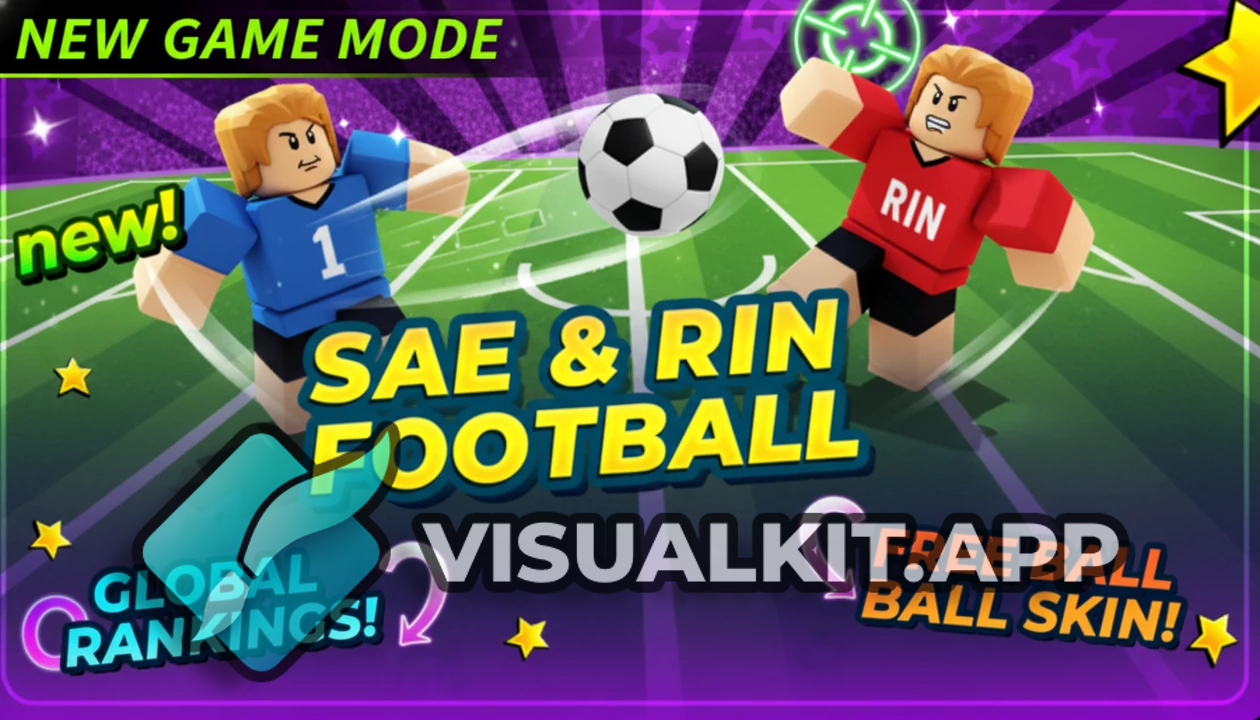 Roblox Thumbnail: Replace Tsou/Taichou with Sae & Rin Bacon Football