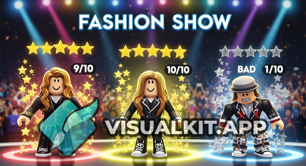 Roblox AVATAR SHOW Fashion Thumbnail - OP vs Bad Outfit