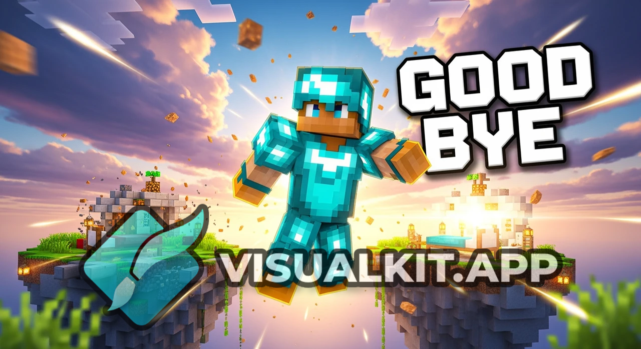 Best Bedwars Thumbnail (Minecraft) - 'Good Bye' with Best Skin