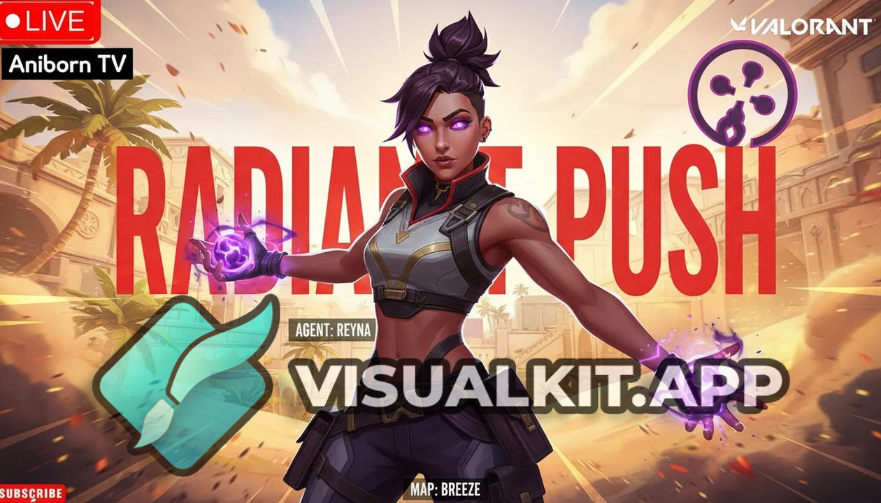 Rank Push to Radiant on Breeze — Reyna Swap (Aniborn TV)