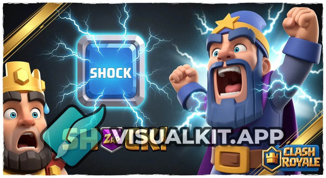 Clash Royale — Shock in the Thumbnail and Excited React