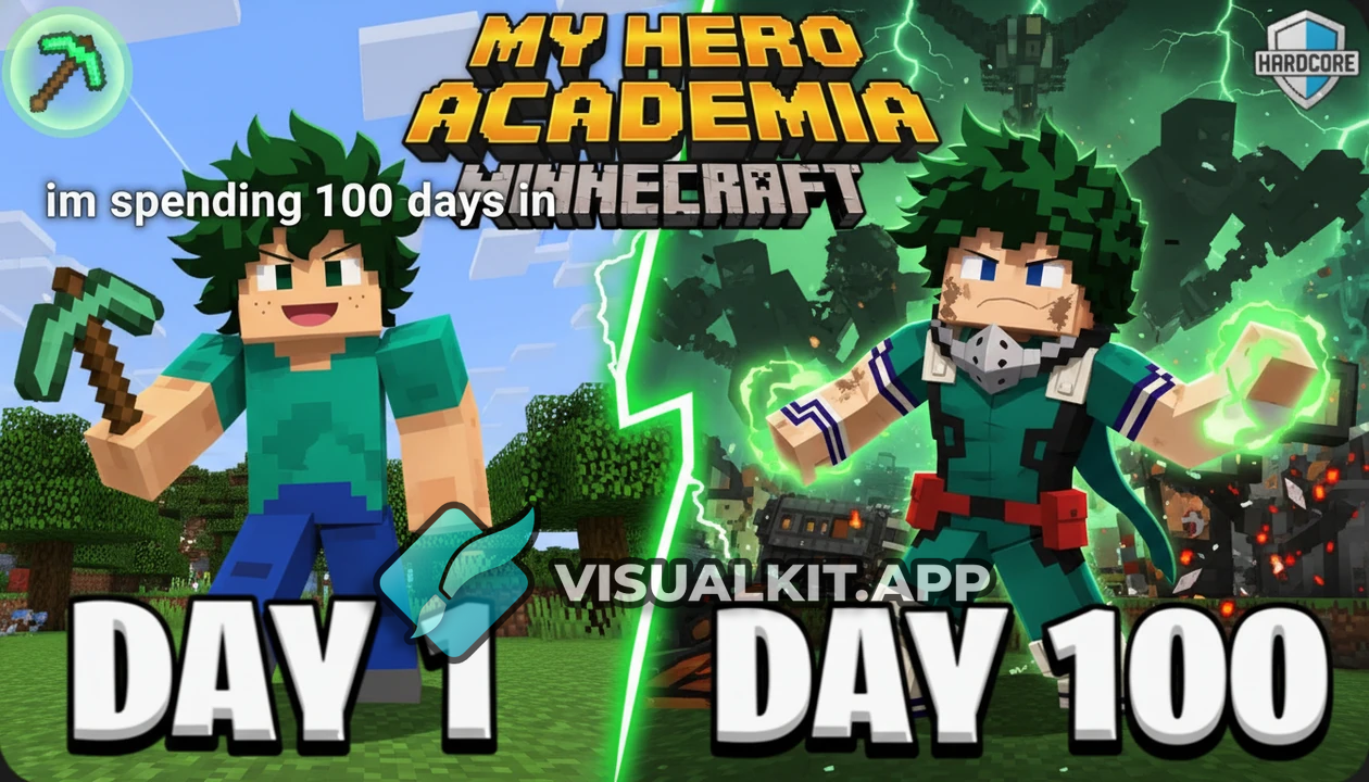 100 Days in My Hero Acidemia Minecraft - Epic Survival