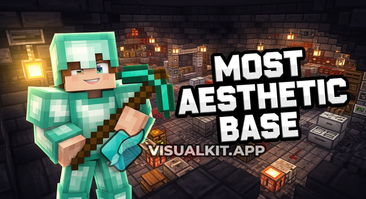 Minecraft Secret Underground Bunker with Netherite Armor Wink