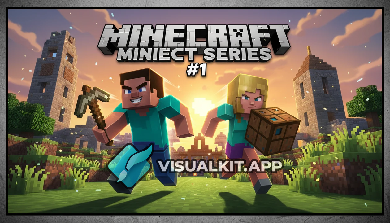 Start my Minecraft Series #1 - First Spawn & Starter Base