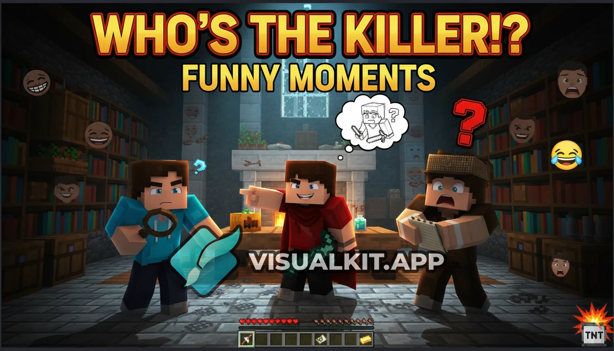 Minecraft Who Might Be The Killer? Meme Interrogation Funny Moments