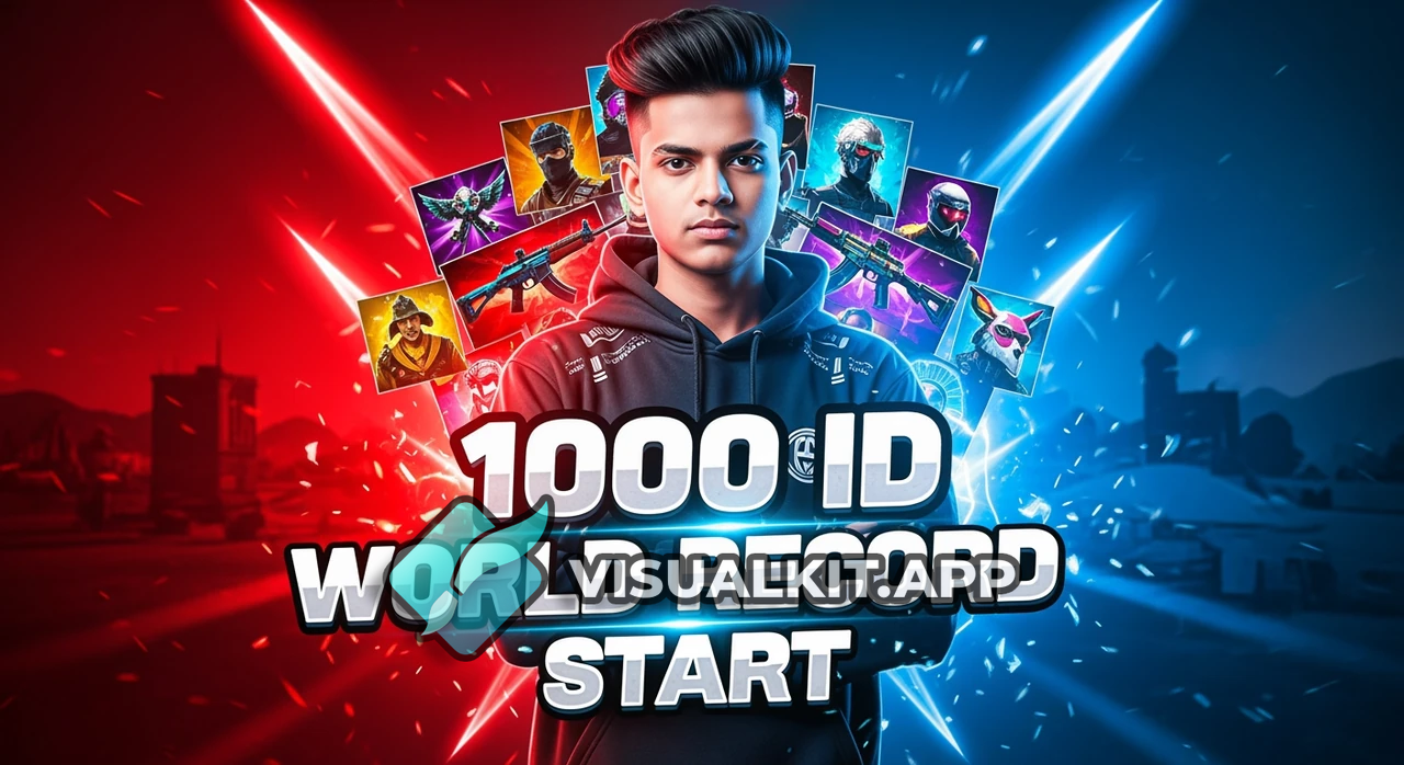 Free Fire: 1000 ID World Record Start — Indian Gamer
