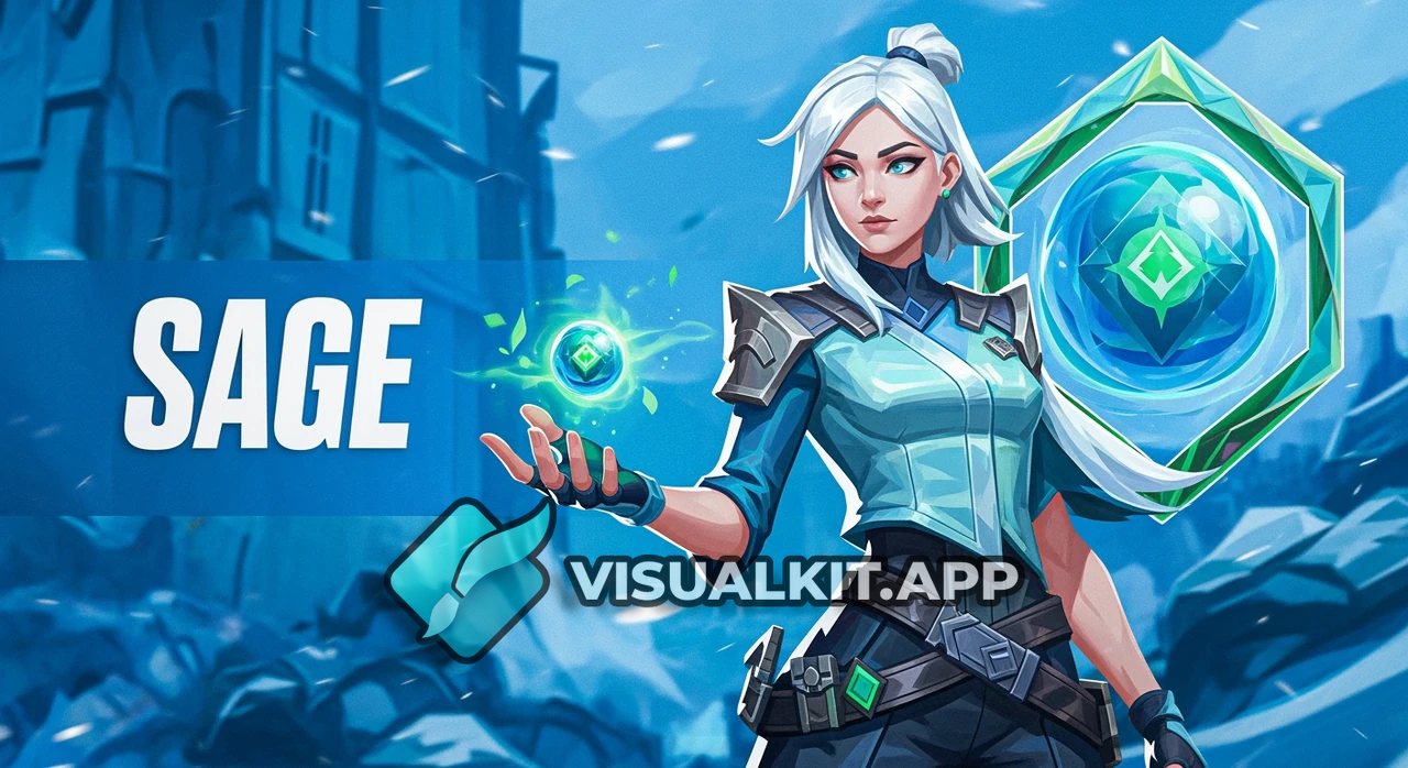 Sage Thumbnail for Valorant Random Matches — My First Stream