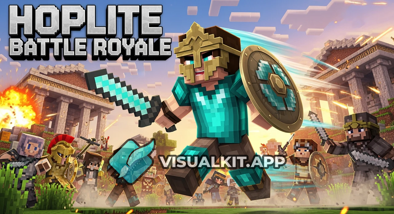Hoplite Battle Rayale - Dream Skin Main Charakter in Minecraft