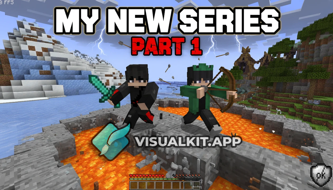 MY NEW SERIES PART 1 OK — Epic Minecraft Survival Intro