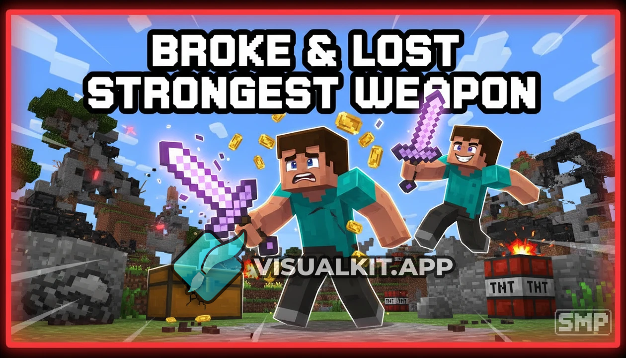 Minecraft SMP: I Got Broke & Lost the Strongest Weapon
