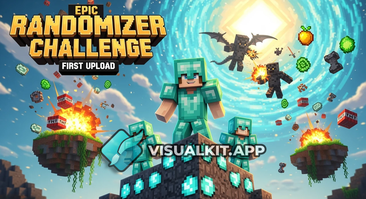 Hey ChatGPT: Minecraft Thumbnail selber machen - 3 Freunde Randomizer