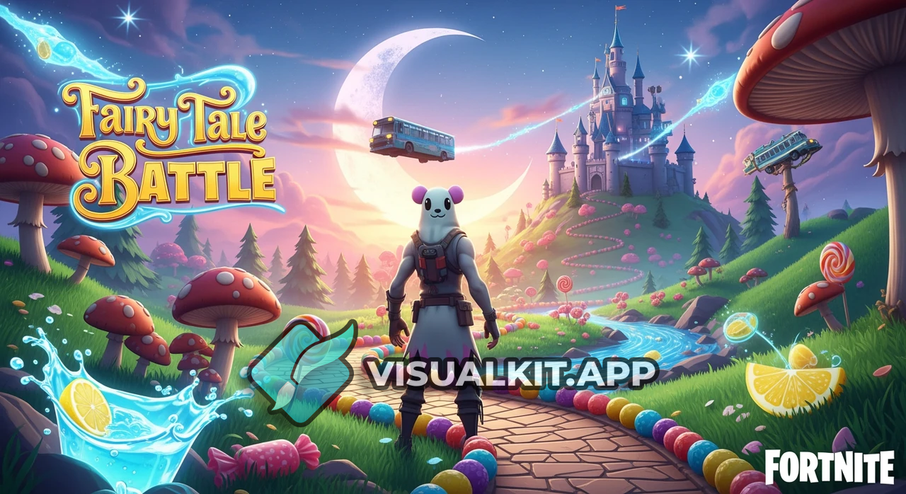 Fortnite Fairy-Tale Thumbnail — I want to appload personal photo