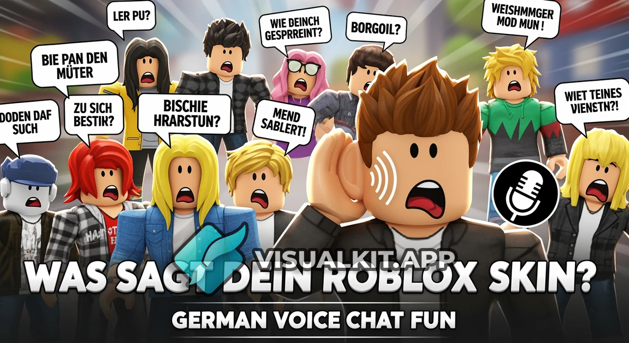 Roblox Skins sagen etwas Komisches – German Voice Chat Alarm