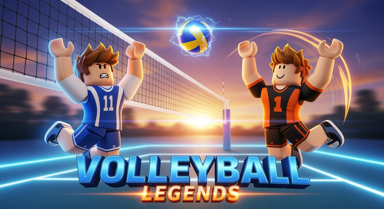 playing volleyball lengends