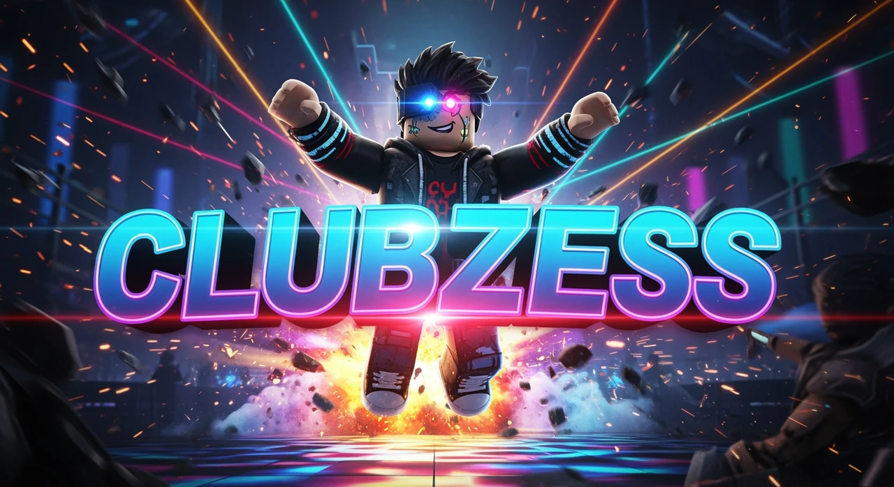 The name is gonna be CLUBZESS just make it a nice roblox thumbnail
