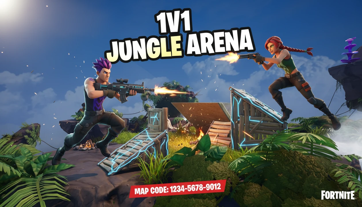 1V1 THUMBNAIL MAP FORTNITE JUNGLE