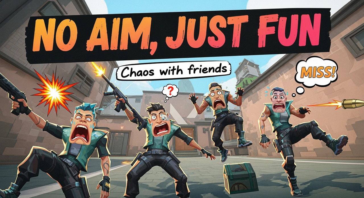 Chaos with friends. Unfiltered conversations, no Aim, just messing around ingame