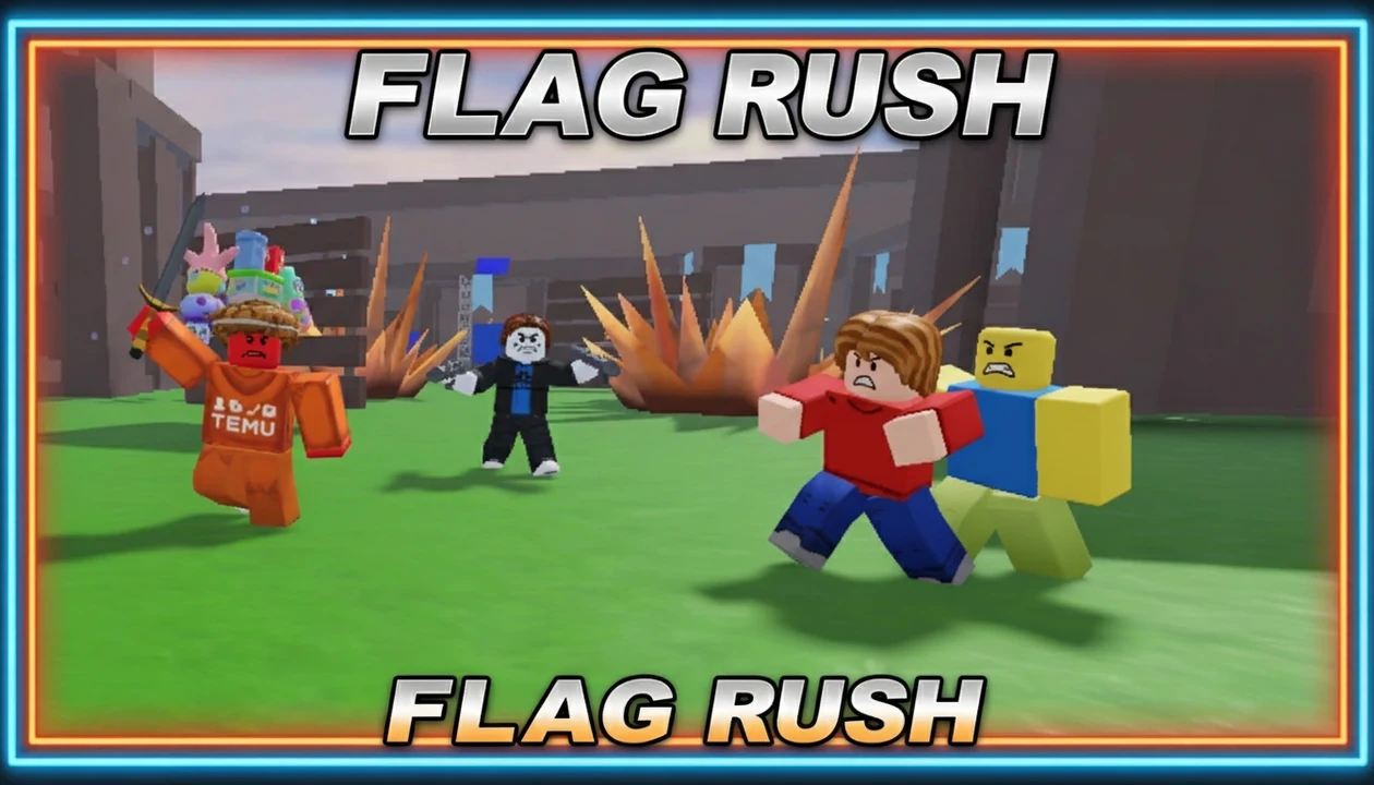Make this more polished - Roblox FLAG RUSH: Noob vs Bacon Hair