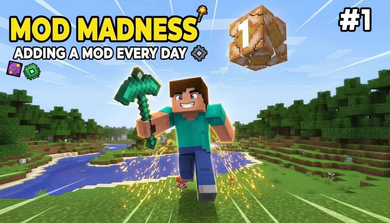 adding a mod every day part 1 - Minecraft solo mod reveal #1