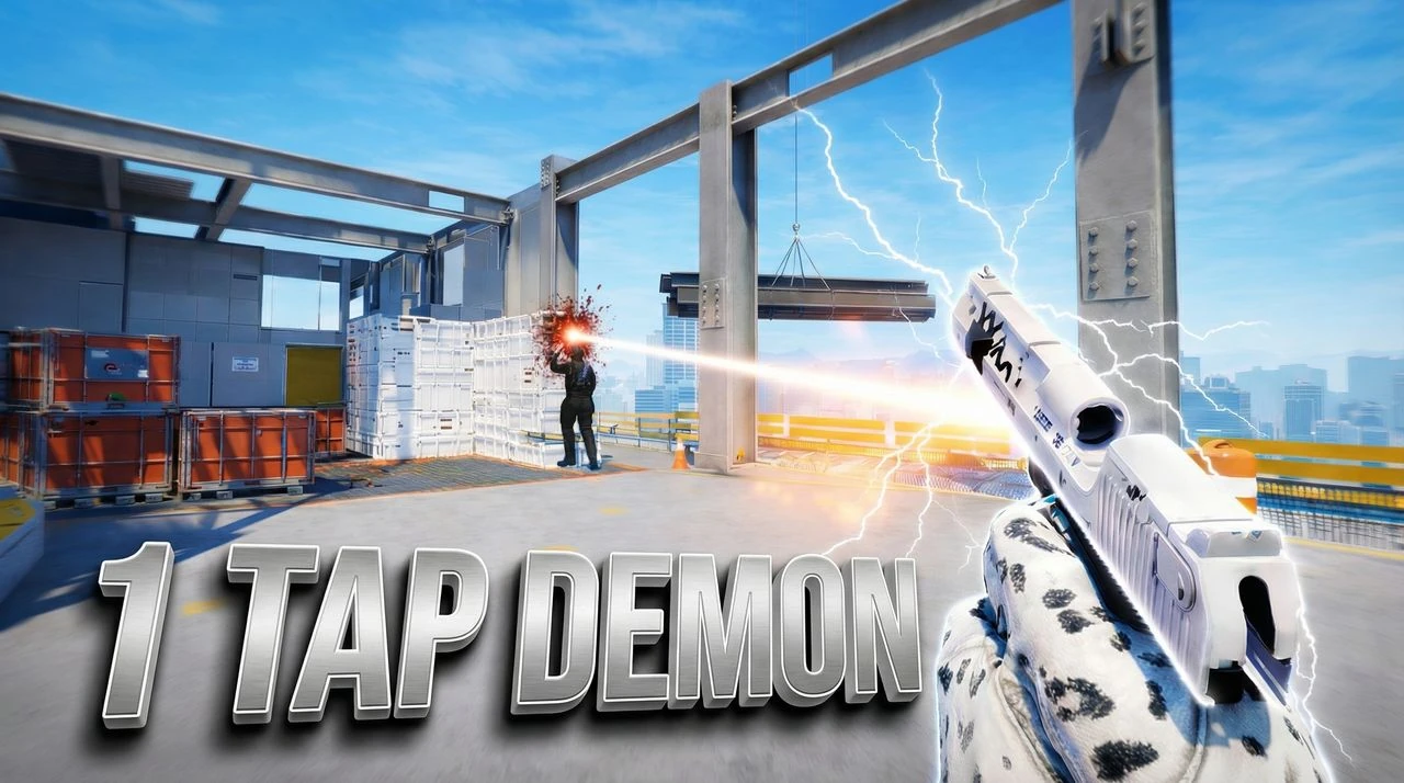 I Became a 1-Tap Demon in Counter-Strike - YouTube thumbnail template