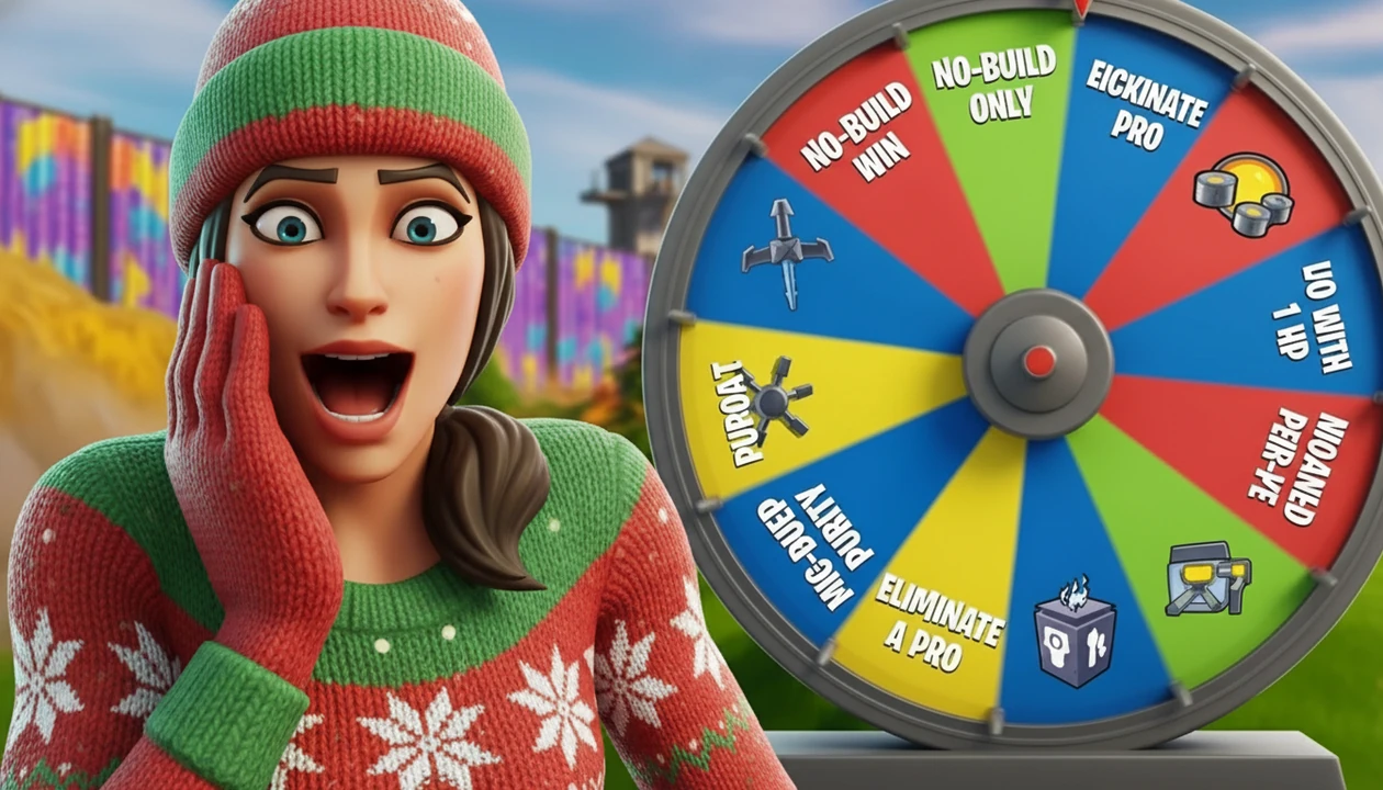 Spinning the Mystery Challenge Wheel... - YouTube thumbnail template