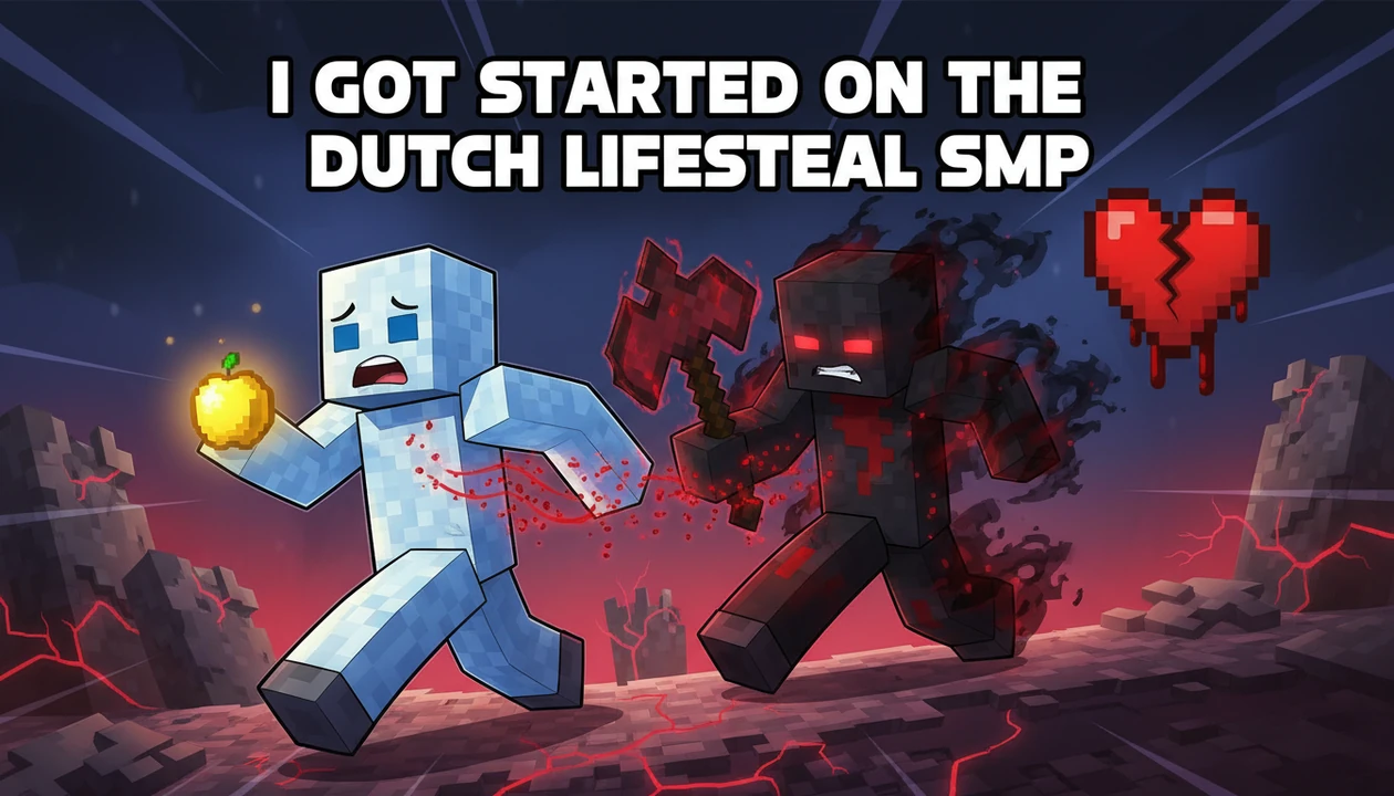 I Lost Everything on Lifesteal SMP! - gaming thumbnail template