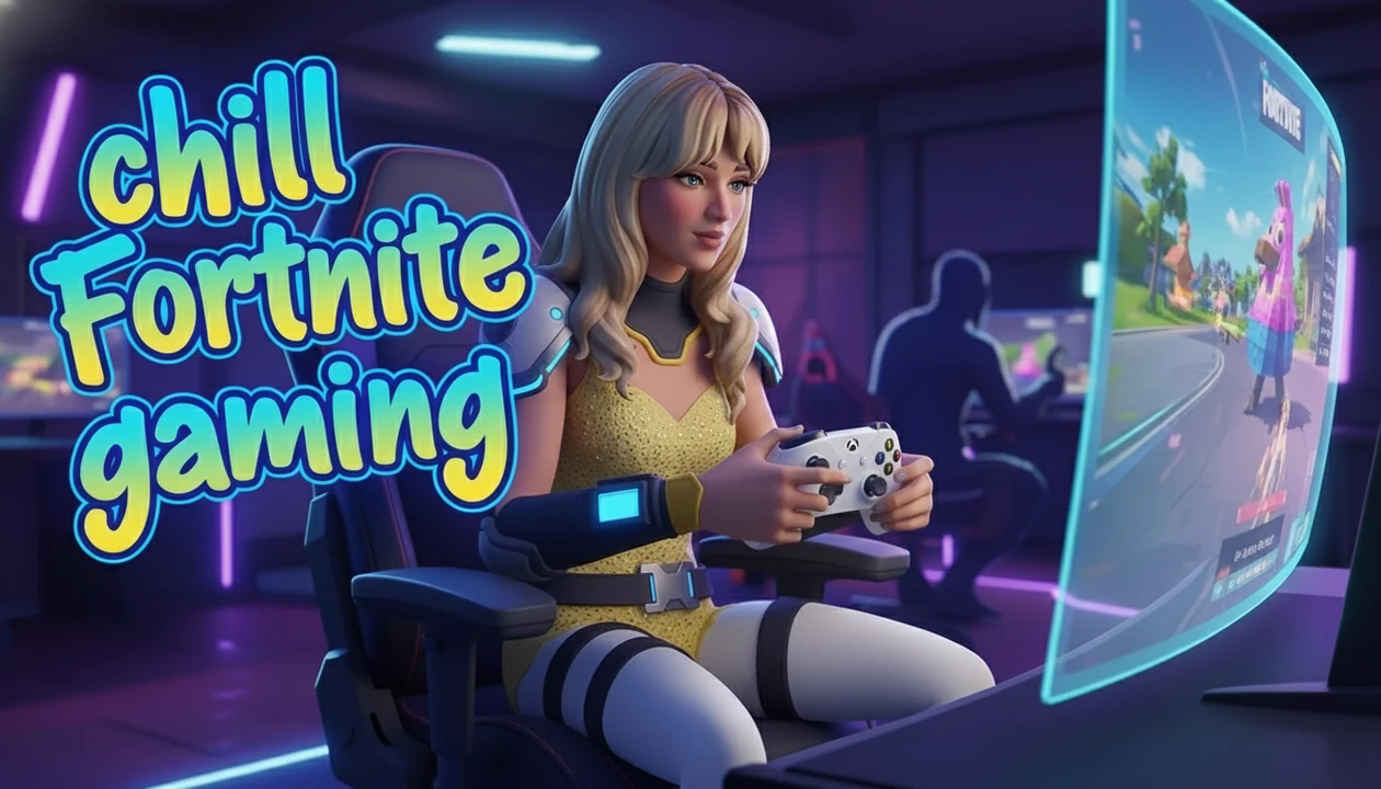 Casual Fortnite Play - YouTube thumbnail template